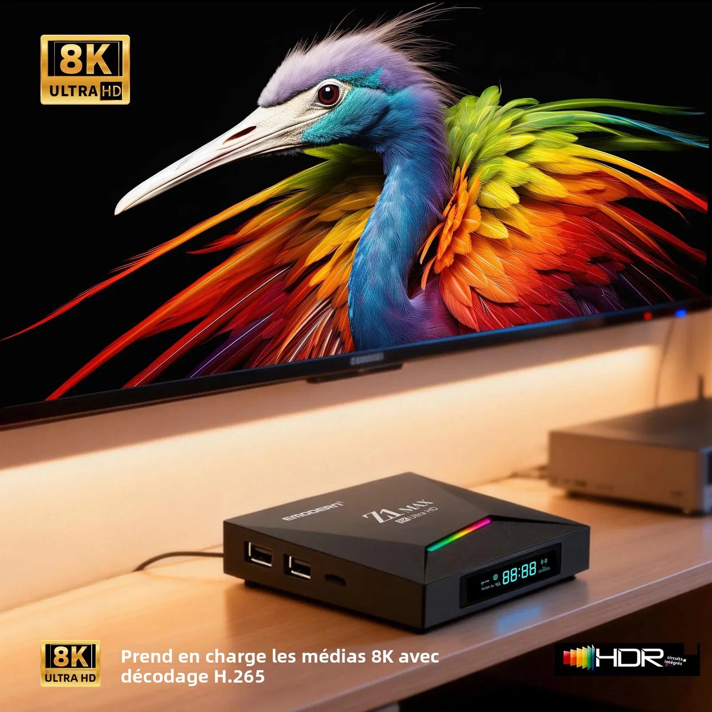 Z1 Max TV Box Android 15 IPTV Allwinner H618 Quad Core 4G 5G Dual WiFi HD 8K 4K Media Player BT 5.0 Support Voice Remote TV Box