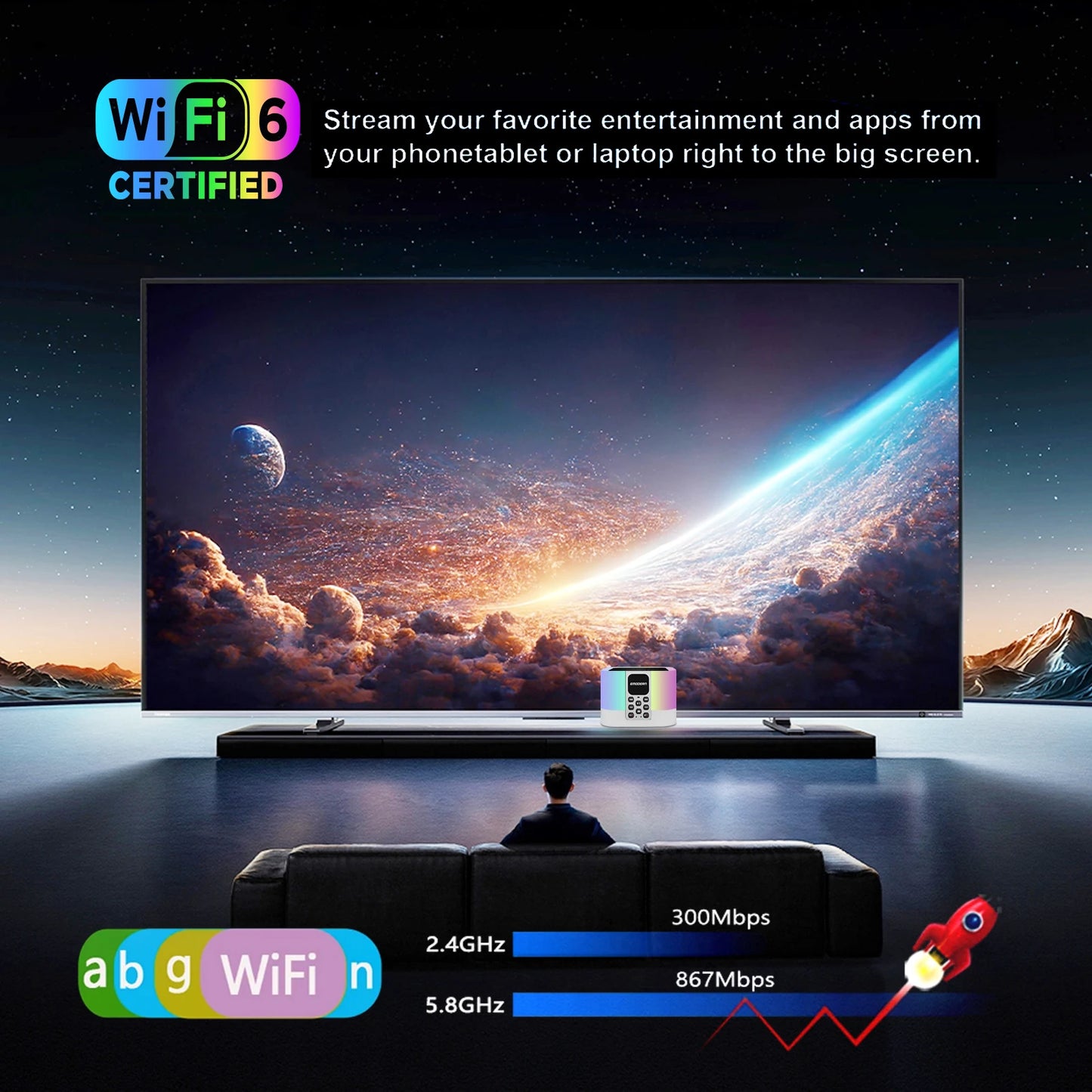 tv box Smart HD 8K 4K Allwinner Quad core BT5.0 Media Player Z1 Mix Android 15 4G 5G Dual WiFi Voice remote IPTV Audio speaker