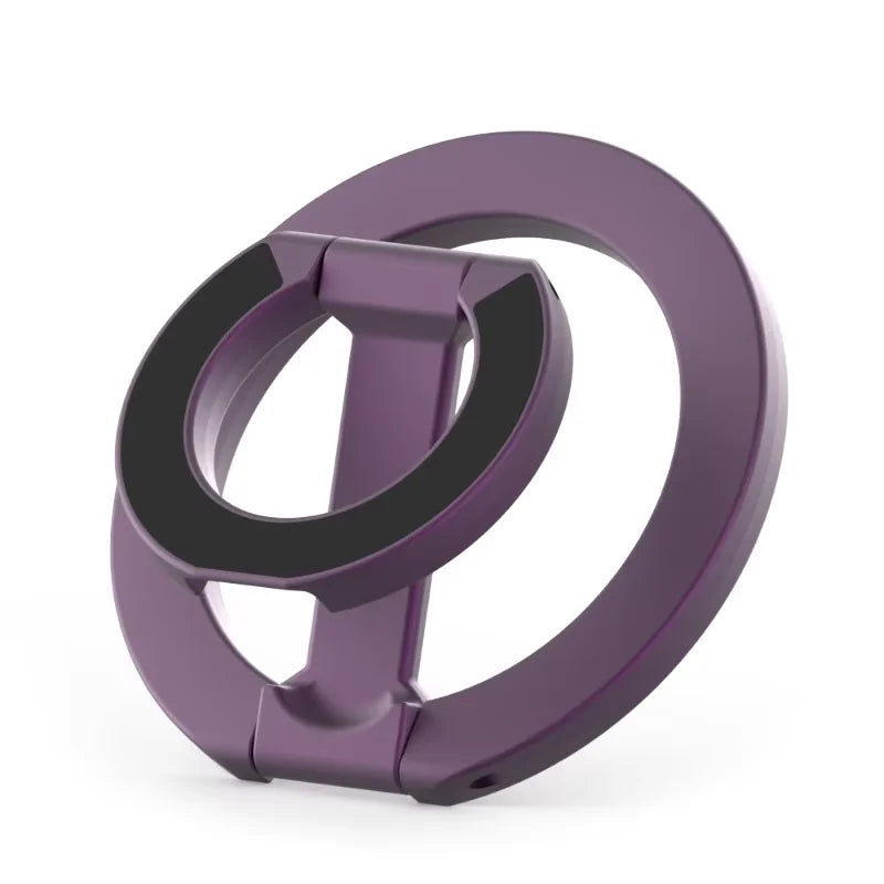 2026 New Magnetic Phone Ring Holder 360° Rotation Foldable Stand Double Sided Strong Magnet For Magsafe iPhone Samsung Holder